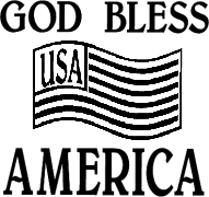 God Bless America Flag